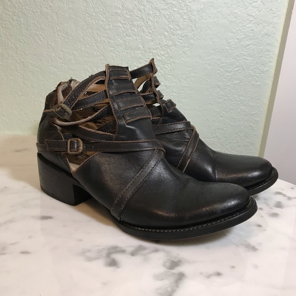 FREEBIRD bohemian ankle booties